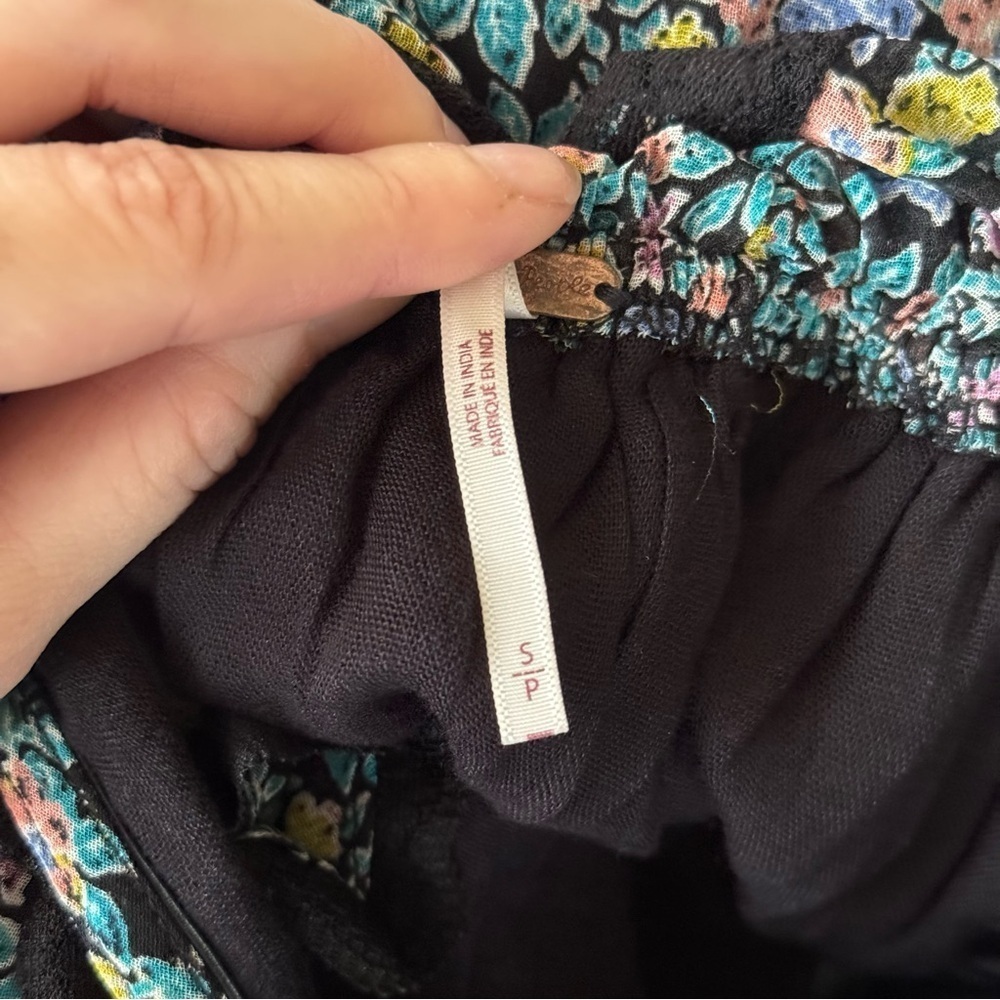 FREE PEOPLE Floral Pennie Mini Babydoll Dress - Picture 10 of 10